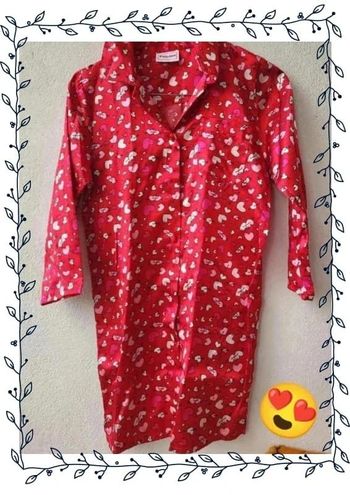 Chemise de nuit motif cœur vintage