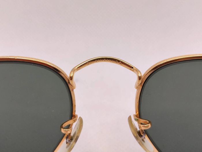 Lunettes de soleil Ray ban Hexagonales classic collection 3 Fabriquées aux USA par Bausch e Lomb - photo numéro 3