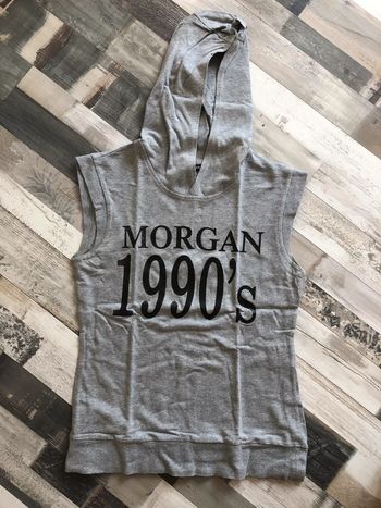 Sweat à capuche sans manche morgan
