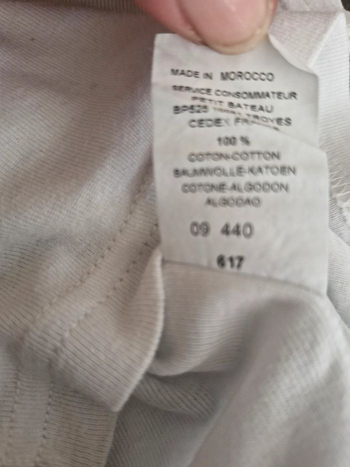 T-shirt manches courtes bébé 3 mois Petit bateau Coton - photo numéro 3