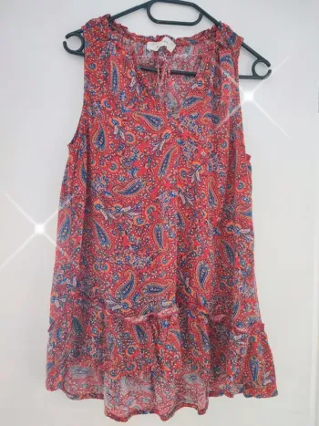Blouse top débardeur été femme taille 38 promod