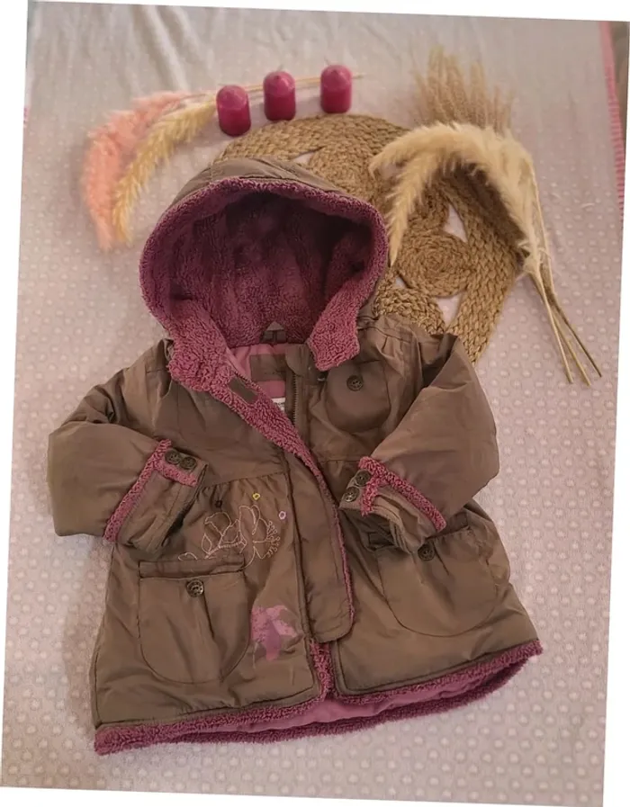 Manteaux capuche 18 mois