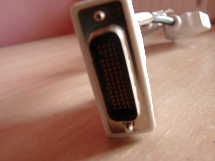 Adaptateur DMS double cable pour deux ecrans PC accessoire informatique TBE - photo numéro 2