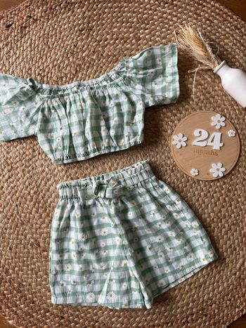 Tenue d’été verte - taille 24 mois