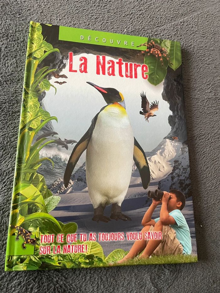 Livre découvre la nature