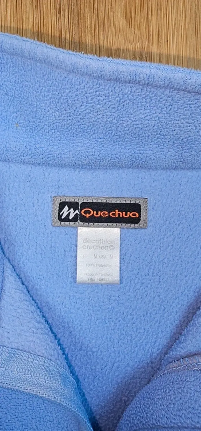 Polaire Quechua - bleu clair-Taille M - photo numéro 4