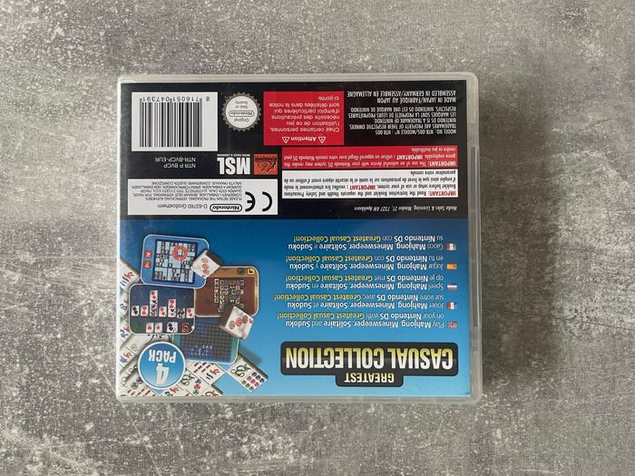 Jeu pour Nintendo DS, Greatest casual collection, sudoku, mahjong, solitaire, en français. - photo numéro 3