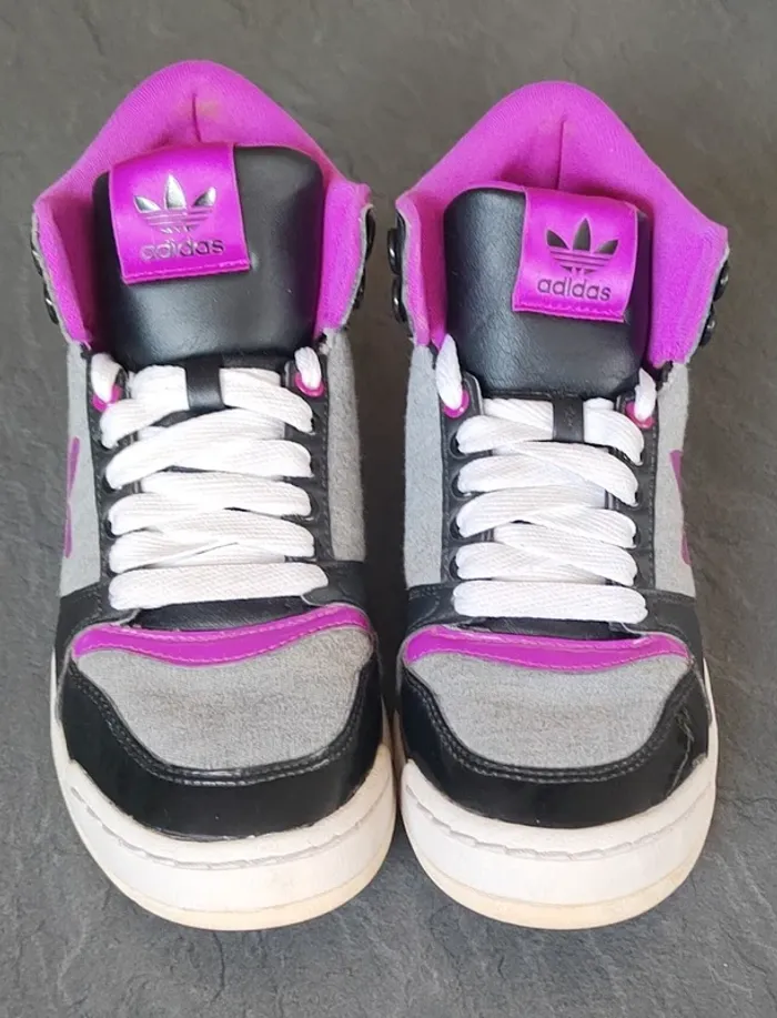Adidas Midiru Court rose gris noir Taille 39 - photo numéro 3
