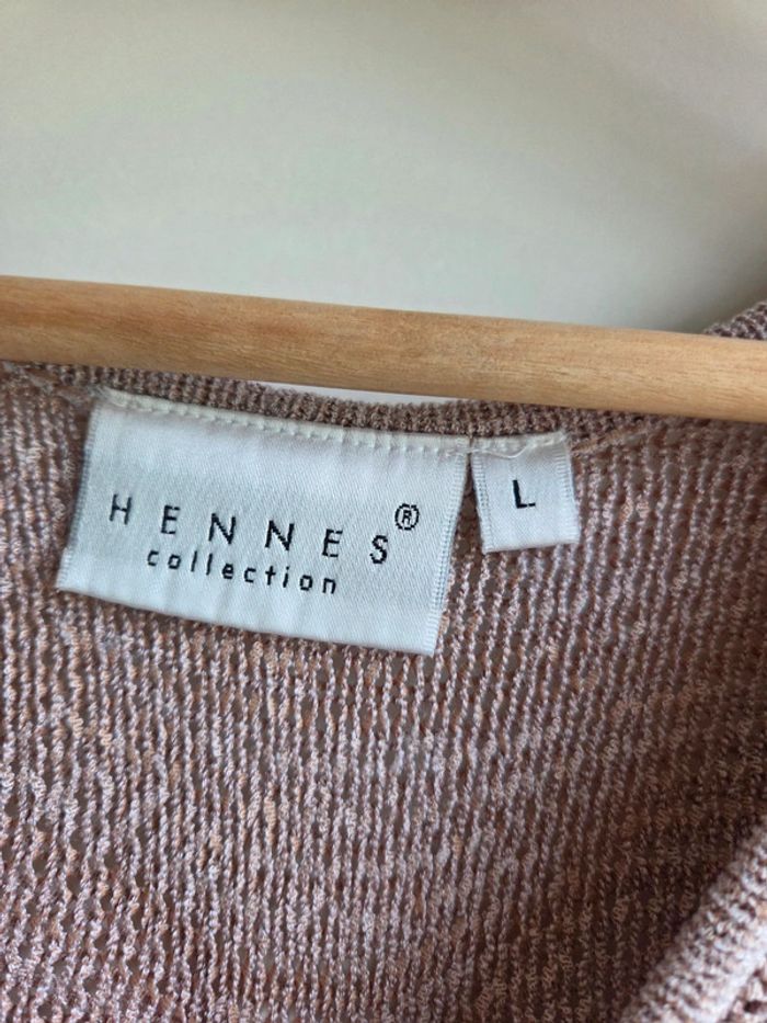 Pull en maille col v - hennes collection - taille L - photo numéro 2