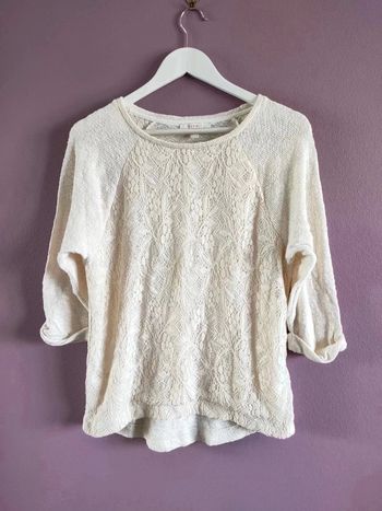 Pull Esprit crème en dentelle