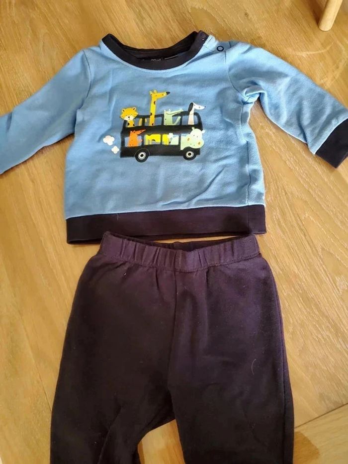 Ensemble jogging taille 2-6 mois lupilu - photo numéro 2