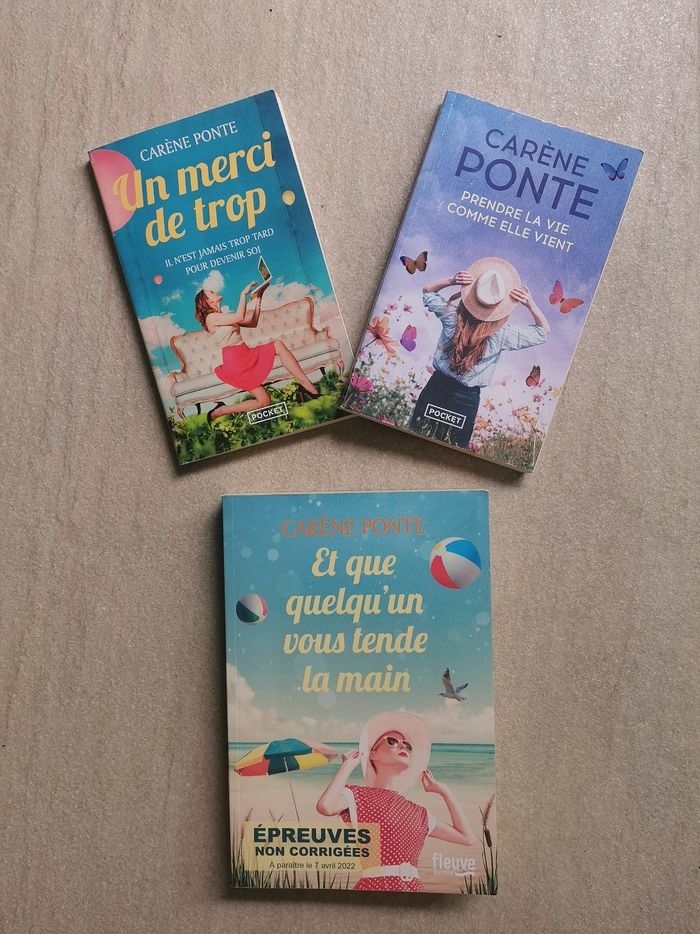 3 romans de Carène Ponte