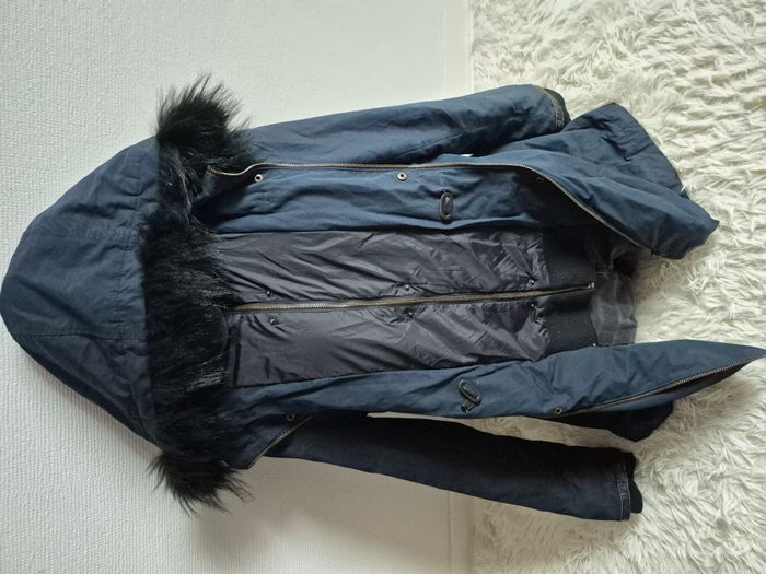 Manteau One Step bleu marine - Taille 44 - Très bon état - photo numéro 2