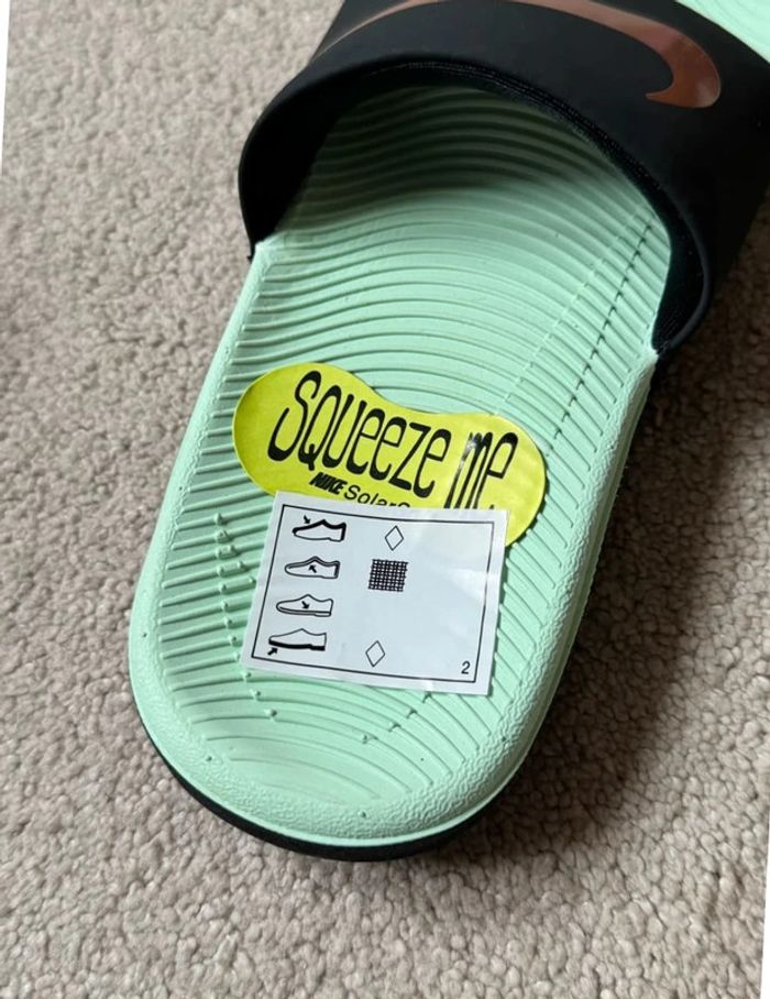 Nike Claquettes Kawa Slide - Bronze - photo numéro 3