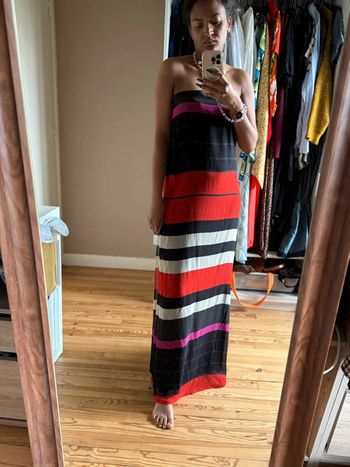 Robe longue bustier kookai