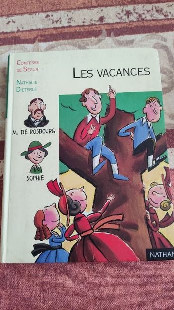 Livre de poche jeunesse Les vacances