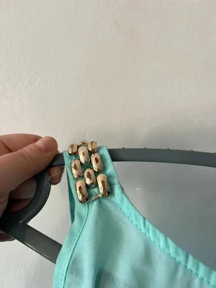Débardeur turquoise - Taille 38 - photo numéro 6