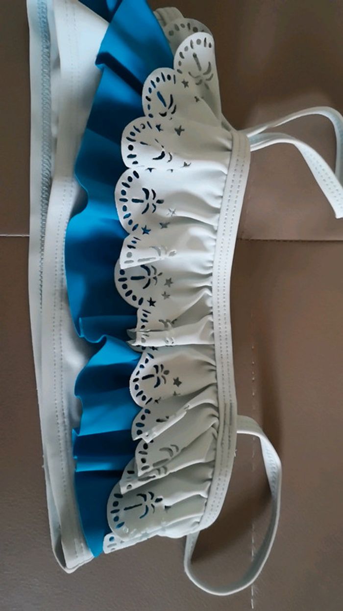 Maillot de bain 2 pièces bleu - photo numéro 3