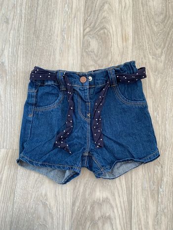 Short en jean kiabi