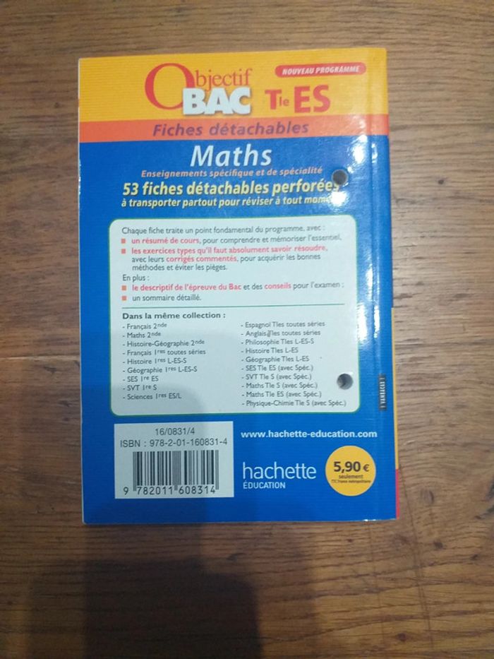 Fiches Objectif Bac Maths - photo numéro 2