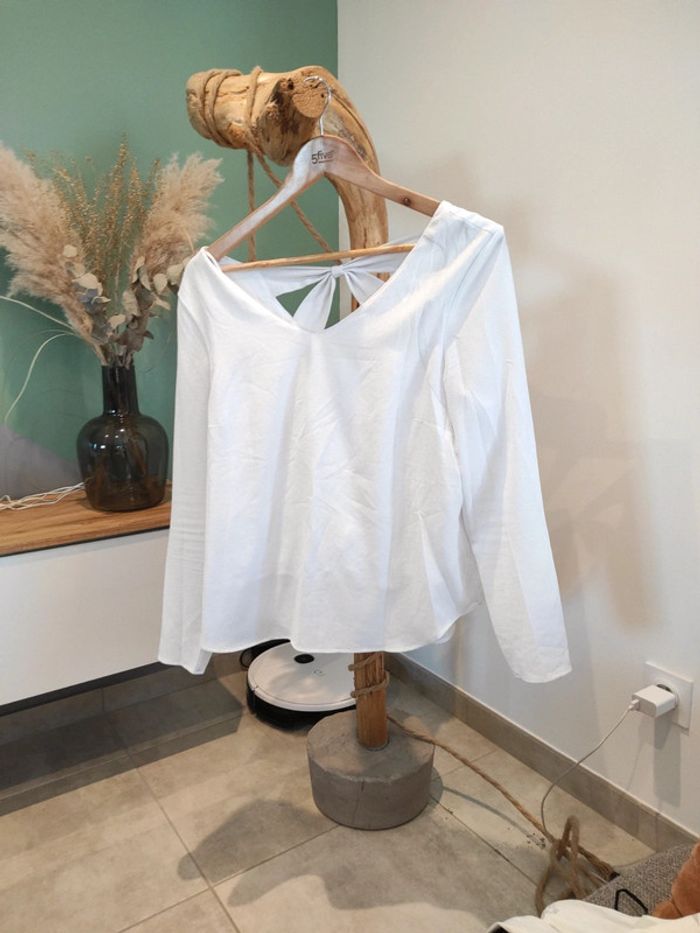 Blouse blanche scottage