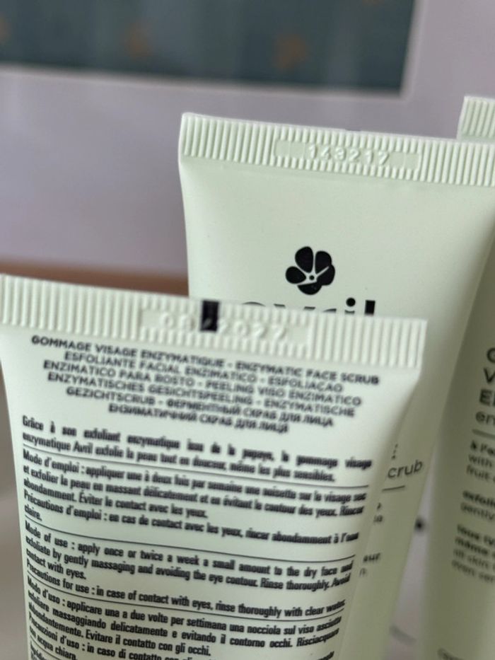 Lot de 7 tubes gommage enzymatique Avril bio 50 ml - photo numéro 5