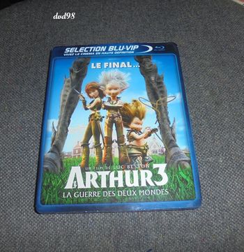 Blu-ray : Arthur 3 : La guerre des deux mondes (dvd98)