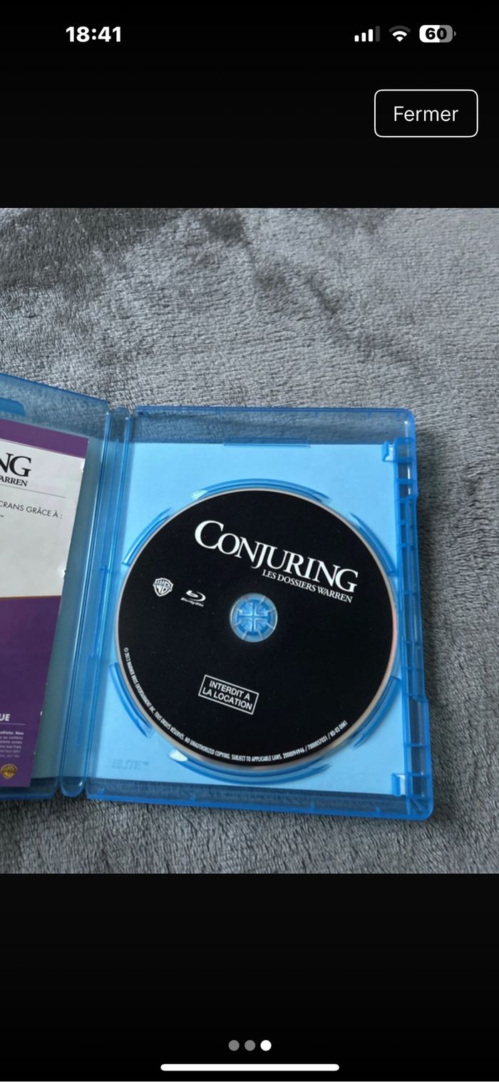 DVD Conjuring Les dossiers Warren - photo numéro 3
