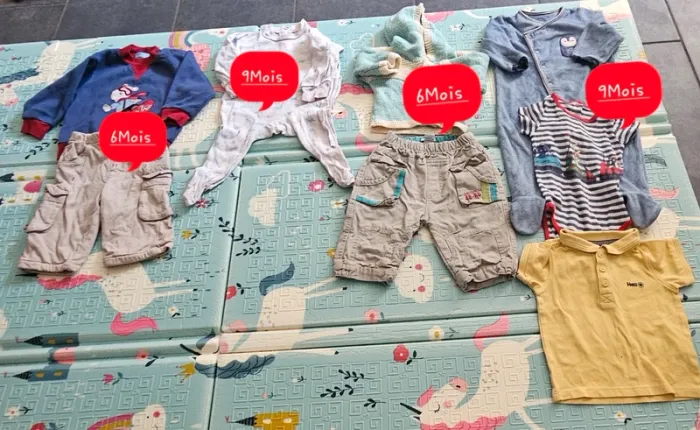 Gros Lot vêtements  (+ De 50 Articles) Bébé Garçon/Mixte + De 50 Articles