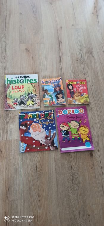 Lot de 5 revues enfant