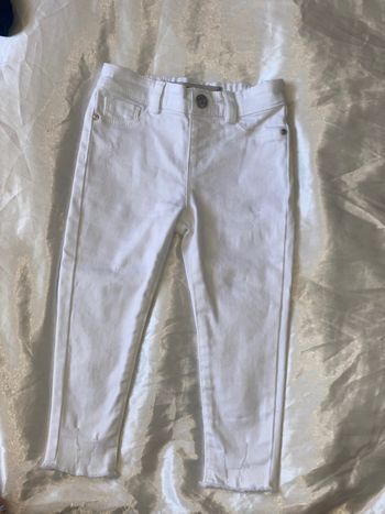 Jeans blanc bébé fille