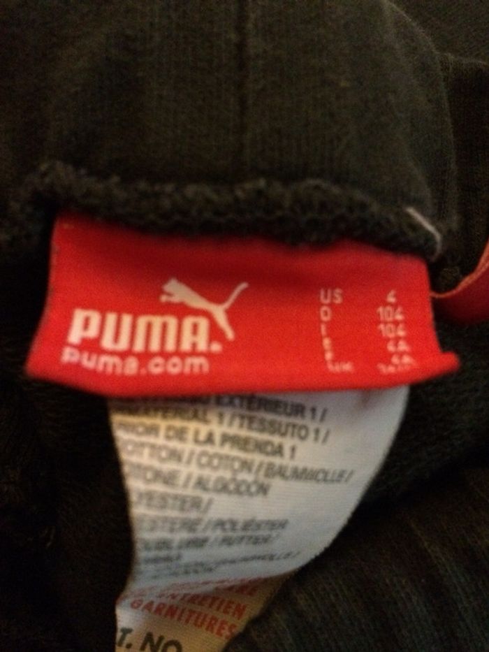 Survêtement Puma noir 4 ans - photo numéro 4