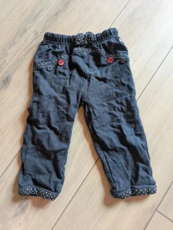 Pantalon bleu marine 12 mois bon état