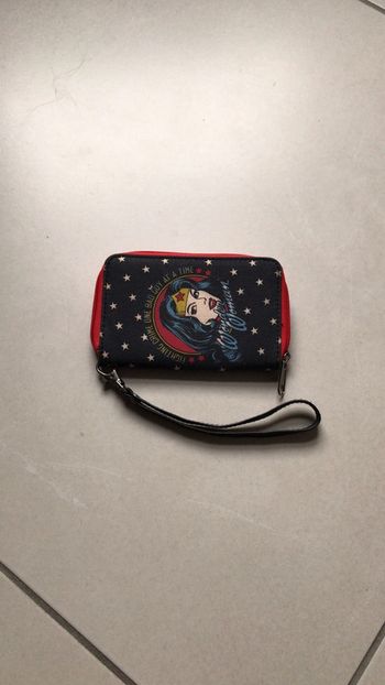 Porte feuille en toile jeans wonder woman