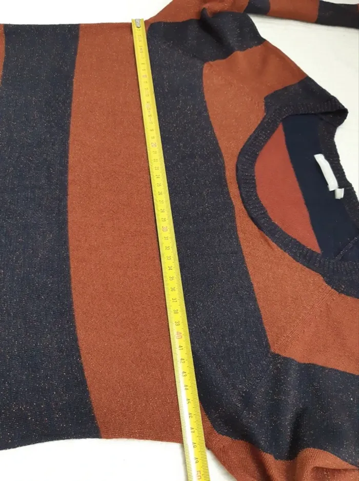 Pull fin rayé 3 Suisses T38/40 - photo numéro 9