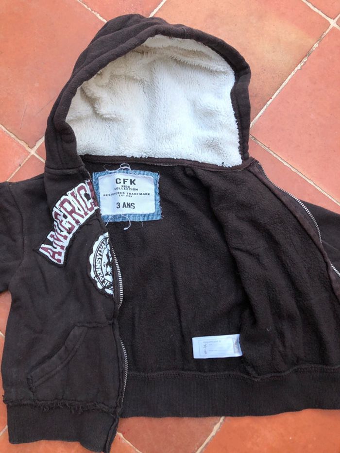 Sweat zippé Monoprix 3 ans - photo numéro 2