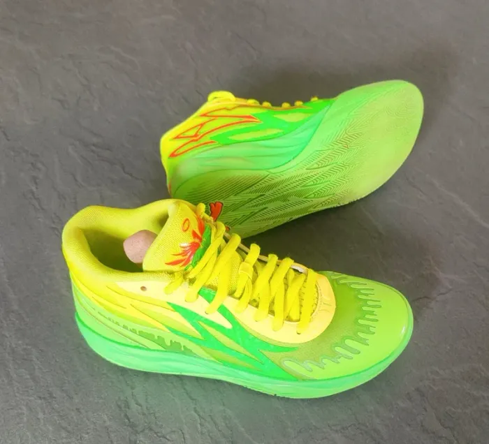 Puma LaMelo Ball MB.01 - Taille 39 - Vert - photo numéro 2