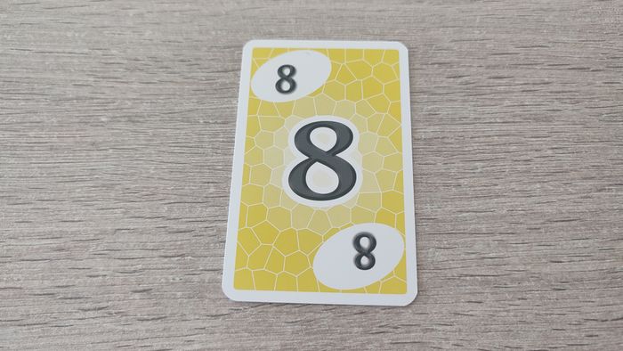 Carte numéro 8 n°8 pièce détachée Skyjo jeu de société #E15