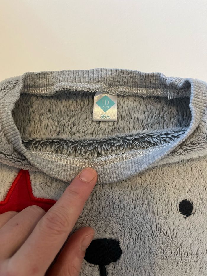 Pull polaire Tex baby 3 ans - photo numéro 3