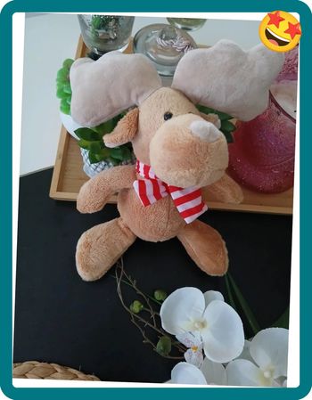 Péluche Cerf de Noël Neuve🌿🎅