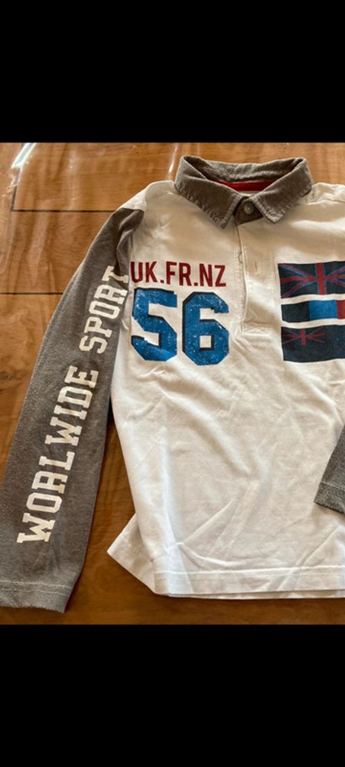 Polo manches longues 6 ans