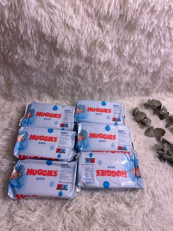 Lot de 6 paquets de lingettes Huggies