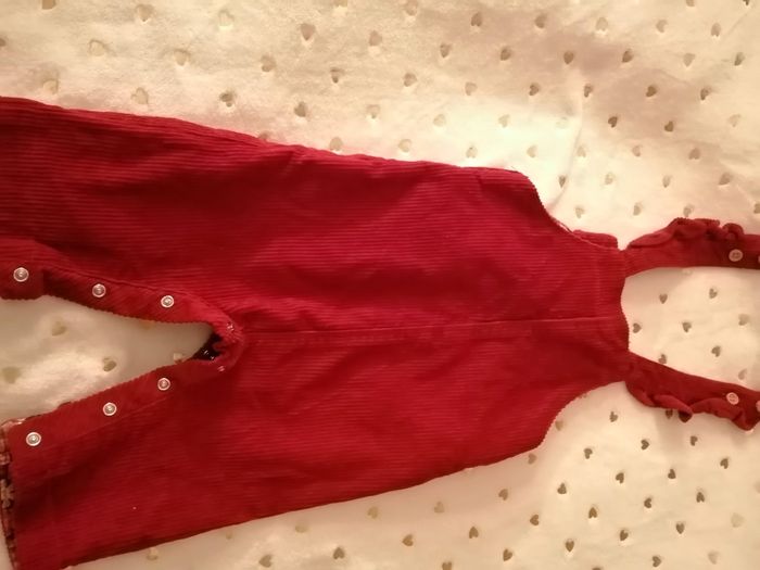 Salopette bébé fille 9 mois dpam - photo numéro 2