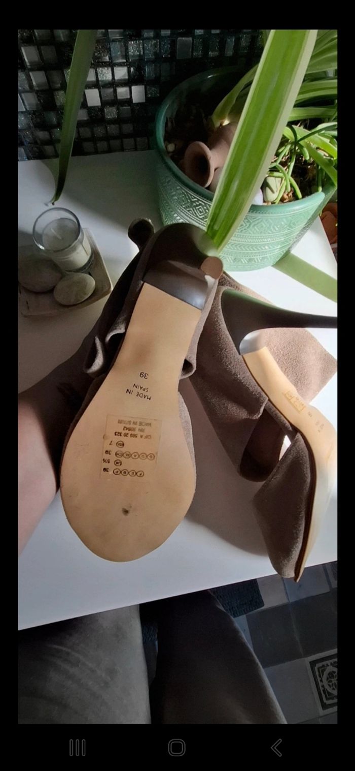 Talons nu pieds beige La redoute Création - photo numéro 3