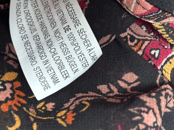 Blouse transparente bohème fleurs manches évasé Forever 21 - photo numéro 10