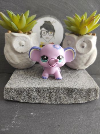 Littlest Petshop LPS éléphant 2471 Walkable hasbro #geektradelpselephant