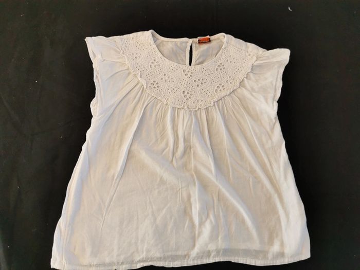 Blouse blanche sans manches 8 ans Tape à l'œil - photo numéro 3