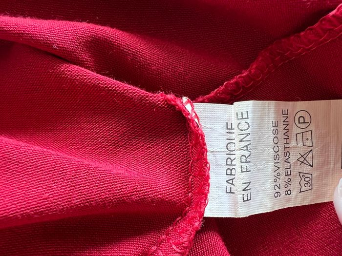 Pul  manches longues et col roulé rouge - photo numéro 3