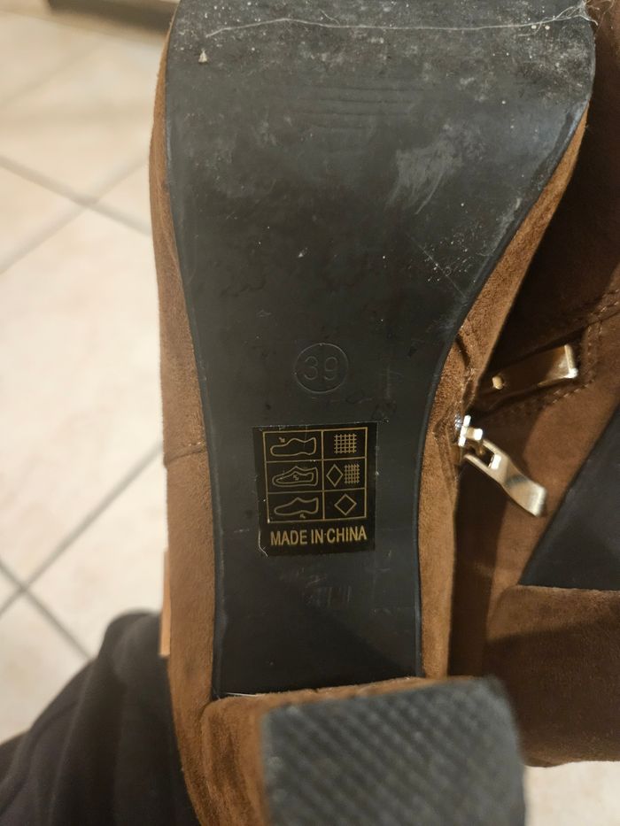 2 paires de chaussures femme taille 39 - photo numéro 3