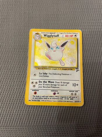 Carte Pokémon Wigglytuff 19/130 Set de Base